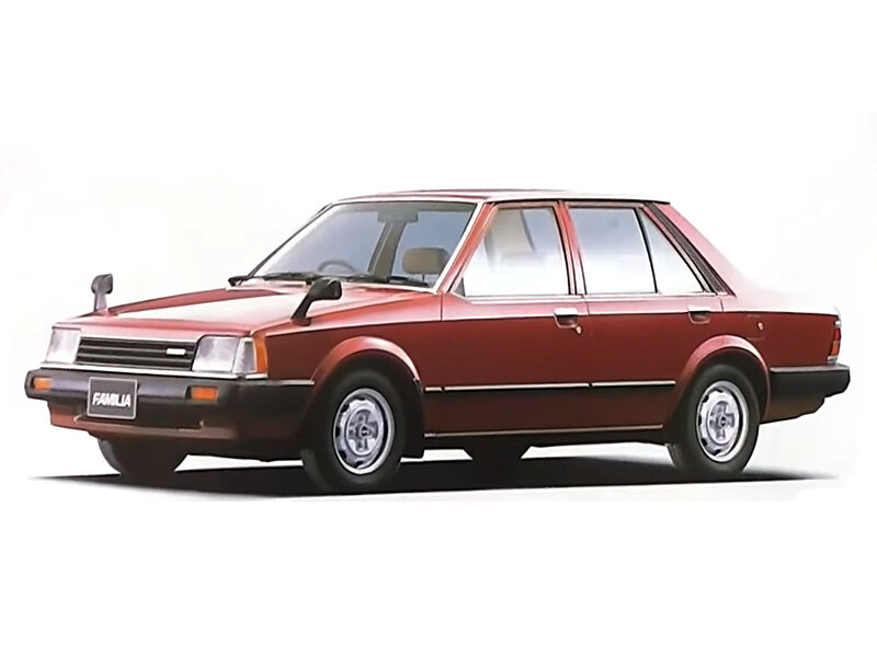 Mazda Familia (BD1031, BD1051) 5 поколение, рестайлинг, седан (01.1983 - 01.1985)